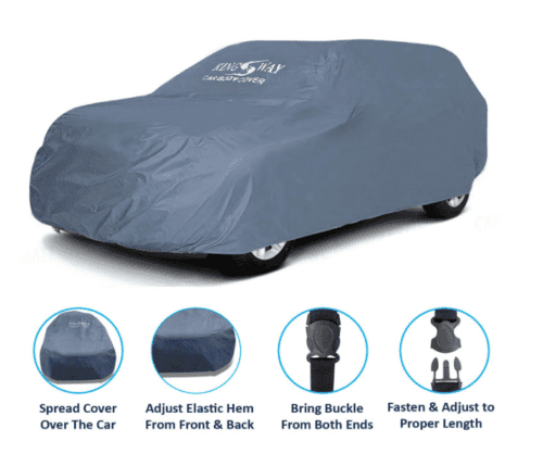 Dustproof Car Body Cover Compatible with Ford Endeavour - Image 3