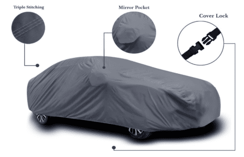 Ford Ecosport Waterproof with Triple Stitched Car Body Cover - Image 3