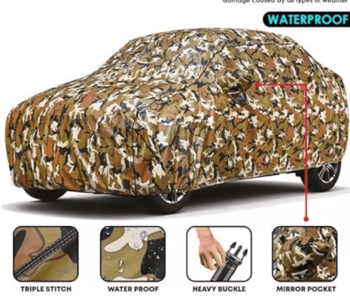 Multi Color Car Body Cover For Ford Aspire Water proof - Image 2