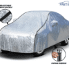 Car Body Cover For Renault Kwid With Mirror Pockets Silver - Image 2