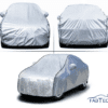 Car Body Cover For Renault Kwid With Mirror Pockets Silver - Image 3