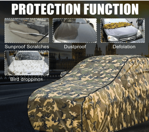 Waterproof Car Body Cover Compatible with Renault Kwid Triple Stitched - Image 4