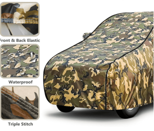 Waterproof Car Body Cover Compatible with Renault Kwid Triple Stitched - Image 5