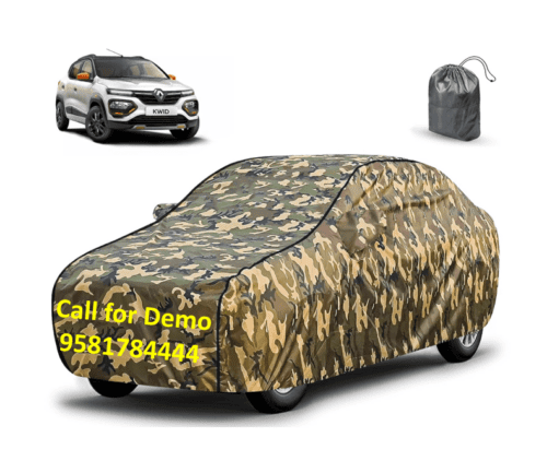 Waterproof Car Body Cover Compatible with Renault Kwid Triple Stitched