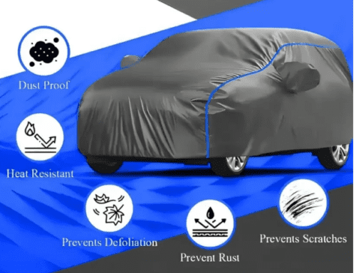 Water and Dust Proof Car Body Cover For Renault Pulse - Image 3
