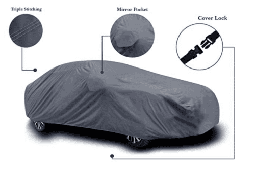 Car Body Cover for Renault Pulse Triple Stitched UV Resistant - Image 3
