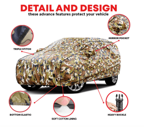 Waterproof Car Body Cover for Renault Duster UV Proof - Image 3