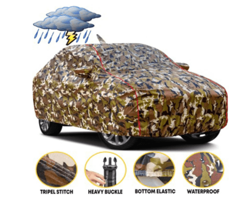 Car Waterproof Body Cover for Renault TRIBER with Triple Stitch - Image 2