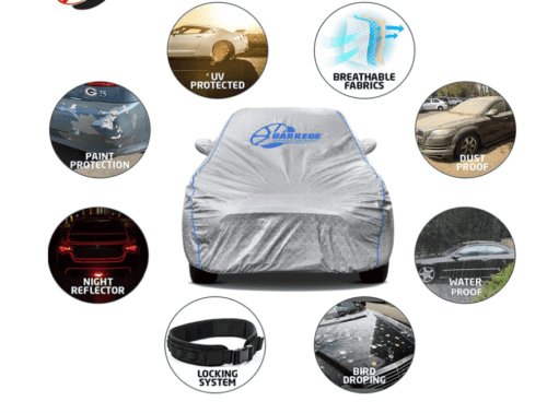 Renault Triber Car Body Cover Waterproof with Antenna Pocket - Image 3