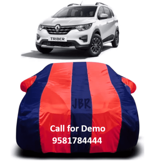 Waterproof Car Body Cover For Renault Triber With Mirror Pockets