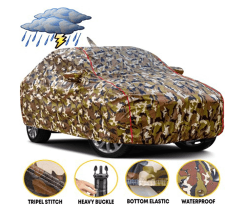 Car Body Cover Waterproof for Nissan Micra with Triple Stitch - Image 2