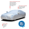 Waterproof Car Body Cover for Nissan Sunny Triple Stitch - Image 3