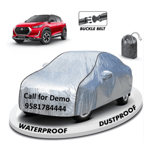 Waterproof Car Body Cover For Nissan Magnite With Mirror Pockets