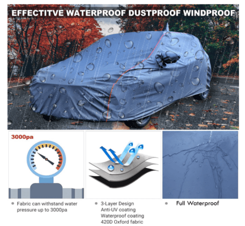 Skoda Kushaq Car Body Cover All Weather Proof - Image 3