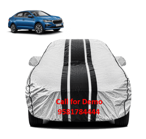 Waterproof Car Body Cover for Skoda Slavia with Mirror Pocket