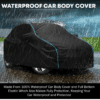 Skoda Slavia Car Full Body Cover Water Dust UV-Ray Protection - Image 2
