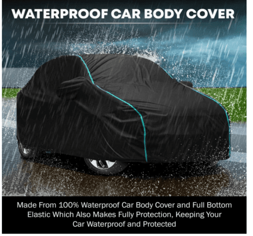 Skoda Slavia Car Full Body Cover Water Dust UV-Ray Protection - Image 2
