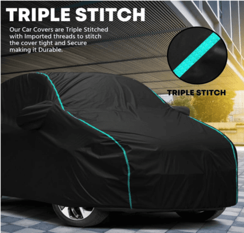 Skoda Slavia Car Full Body Cover Water Dust UV-Ray Protection - Image 4