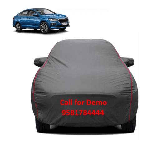 Waterproof Car Body Cover For Skoda Slavia With Mirror Pockets