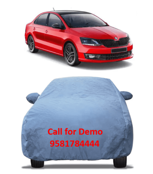Waterproof Car Body Cover For Skoda Rapid With Mirror Pockets