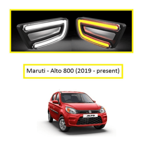 Fog Light 2-in-1 LED with Turn Indicator for Maruti Alto - Image 3