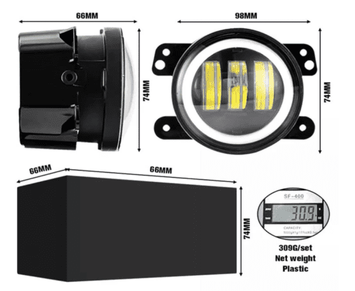 Fog Lamp 4 Inch  For Car Maruti Brezza Fog Light - Image 3