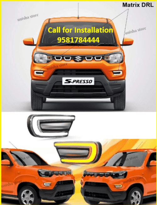 2in1 Fog Lamp DRL LED Light Suitable for Maruti S-Presso