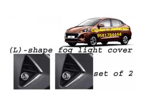 Car Silver Plated Front Fog Light Cover for Hyundai Aura