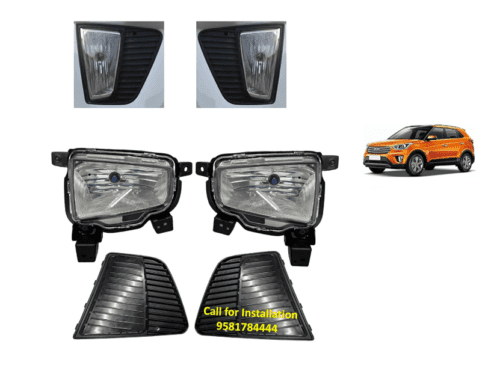 Hyundia Creta Type-1 Fog Lamp with Black Cover