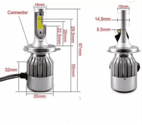 Hyundai Eon LED Fog Light High Beam - Image 2