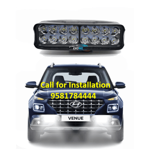 Waterproof 16 Led White Bar Fog Light For Hyundai Venue