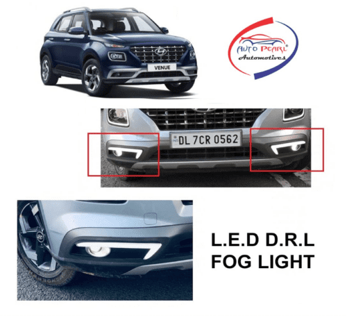 DRL And Fog Light with Turn Indicator For Hyndai Venue - Image 3
