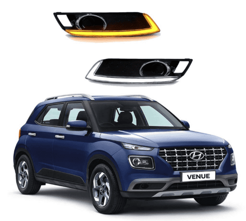 DRL And Fog Light with Turn Indicator For Hyndai Venue - Image 6