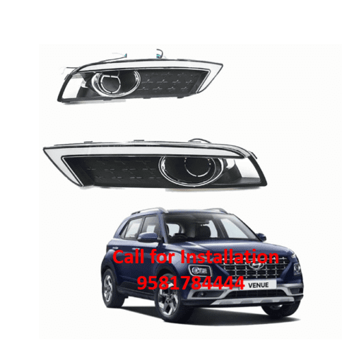 DRL And Fog Light with Turn Indicator For Hyndai Venue