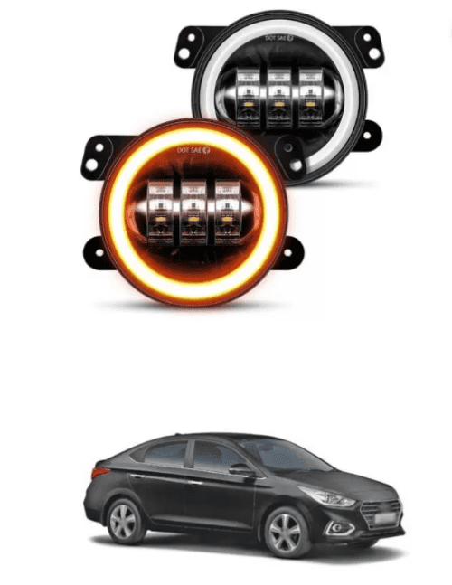 Hyundai Verna Car Fog Light Unit 4 Inch LED - Image 2