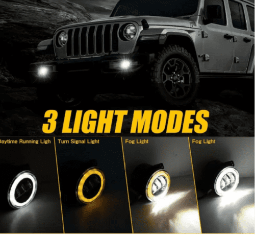 Hyundai Verna Car Fog Light Unit 4 Inch LED - Image 3