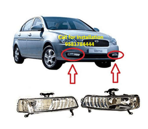Fog Lamp Bumper Lights for Hyundai Verna Halogen