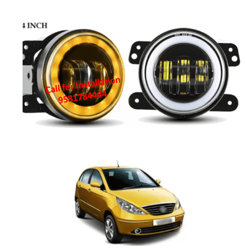 Tata Indica Vista LED Fog Light Unit Bulb Included