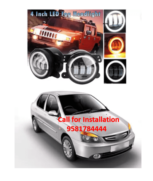 Tata Indigo LED Fog Lamp Unit Bulb Included