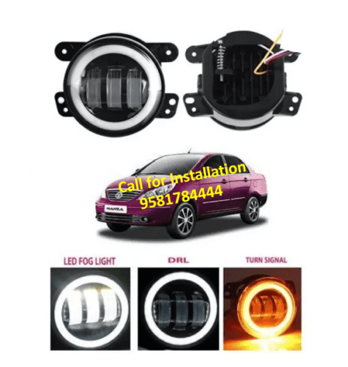 Tata Manza LED Fog Lamp Unit Fog Light Bulb Included