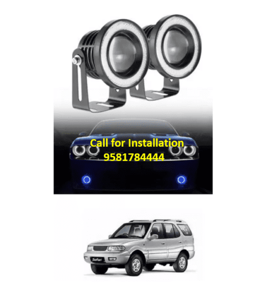 Tata Safari Dicor Halo Fog Light Fog Lamp High Beam