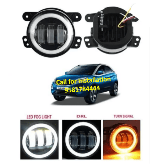 Tata Nexon Car LED Fog Light Set Bulb Included