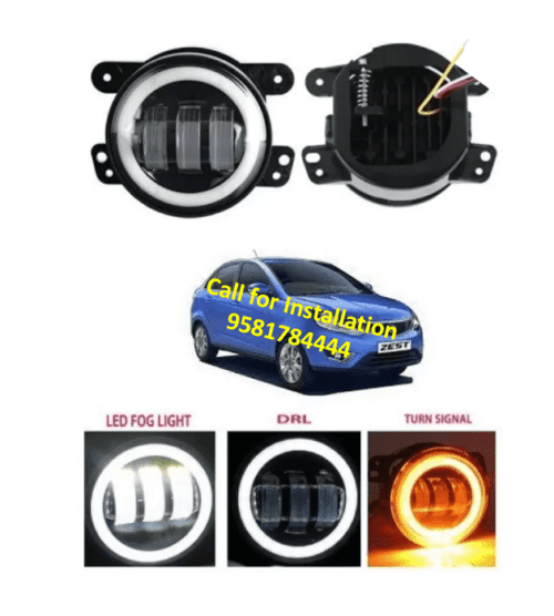 LED Fog Light Unit for Tata Zest Bulb Included