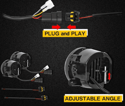 LED Fog Light Unit for Tata Tiago High Beam - Image 2