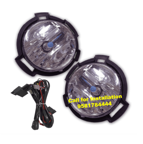 Car Fog Lights with Bezel and Wiring for Tata Punch