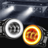 LED White fog lamp 4 inch 60w for Mahindra Thar - Image 4