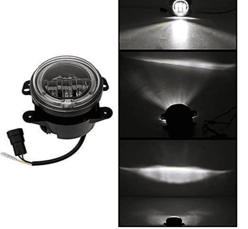 LED White fog lamp 4 inch 60w for Mahindra Thar - Image 6