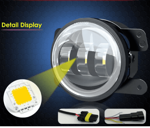 Mahindra Thar Fog Lights 4 Inch LED High Beam - Image 2