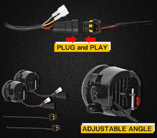 LED Fog Lamp Unit for Mahindra Thar Included Bulb - Image 2