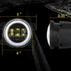 LED Fog Lamp Unit for Mahindra Thar Included Bulb - Image 4